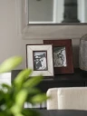 Halvor Bakke ramme i skinn IV foto 13x18