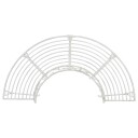 vidaXL Trebens 4  seter 160 x 80 x 89 cm steel Antikk hvit halvrund