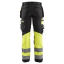 Blåkläder 179413709933D96 Synlighetsbukse med stretch, svart/varselgul Str. D96, Klær