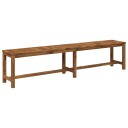 vidaXL Hagebenk LAREN 201 x 35 x 45 cm Solid akasietre Naturlig