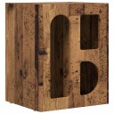  Nattbord Gammelt tre 40 x 35 x 50 cm Konstruert tre