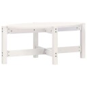 vidaXL Salongbord hvit 87x48x35 cm heltre furu