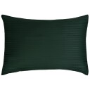 Borg Living Putetrekk - 70x100 cm - 100% Bomullssateng - Stripet grønn