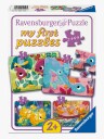 Ravensburger Puslespill 2,4,6,8 Dinosaurer