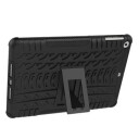 iPad 9.7 2017/2018 Anti-Slip Hybrid-deksel med Stativ Svart