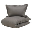 Turiform Turistripa Sengesett 100% Økologisk Bomull Koksgrå Flere Størrelser-140 cm x 200 1778659-03-591 1778659-02-36