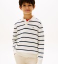 Tommy Hilfiger Polo Collar Sweater Ls   Cream   128