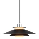 Halo Design Rivoli Pendel Sort Krom Ø40 cm
