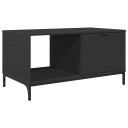 vidaXL Kaffebord Svart 90 x 49 x 46 cm Konstruert tre