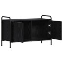 vidaXL TV skap 79,5 x 33 x 50 cm Svart eik Konstruert tre