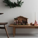 Seasons JULEKRYBBE MED STALL 10 FIGURER 48X31CM