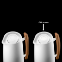 GUZZINI Riviera'63 Ikonisk Kaffekanne 1 ltr, Hvit