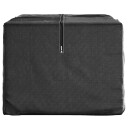  Poser til hageputer 2 stk svart 150x75x75 cm polyetylen