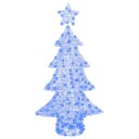  Juletre med 160 LED Blå 150 cm Akryl
