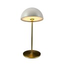 Along Mini Portable Bordlampe 2pcs. Beige/Brass - DybergLarsen