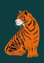 Majestic Tiger Plakat Plakat / 21x30cm