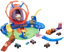 Hot Wheels Monster Trucks 1:64 Scale Race Ace Toy Truck And Volcano Playset