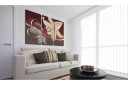 Bilde Abstraction With Lily Triptych 120x80 Artgeist sp. z o. o.