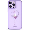 Kingxbar Kingxbar Wish Series Iphone 14 Plus-Deksel Dekorert Med Lilla Krystaller