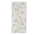 Marimekko Unikko beige badehåndkle 70x150
