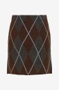 Vila - Skjørt viArgyle Knit Skirt/bfs - Grå