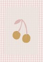 Sweet Gingham Cherries Plakat / 30x40