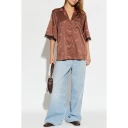 Ganni Dame Bluser & Skjorter Brun XS,