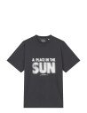 Mads Nørgaard Cotton Jersey Frode A Place Tee   Black   S