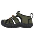 KEEN Sandaler Seacamp II CNX C Dark Olive/Gold Flamme KEEN 30 Sandals Grønn Oransje