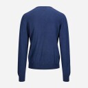 V-Neck Merino Blue