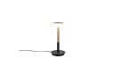 Trio Lighting Bordlampe Celeste Matt svart/hvit/kaffebrun