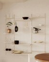 Frama Library Hylle 40x185 Cm Varmhvit   Hyllesystemer modulære Pulverlakkert Stål Warm White   8418
