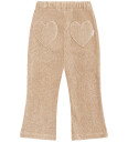 Hust & Claire Biscuit Thilde Ottoman Velour Solid 104