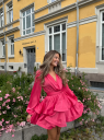Kayani Asya Bedouin Dress Dreamy Berry