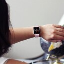 Tech-Protect Apple Watch (42/44/SE/45/49MM) Tech-Protect Milanse Band Rustfritt Stål Reim - Gull