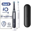 Oral-B iO4 Series 4 Duo Eltannbørste Black/White