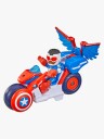 Marvel Captain America Supermotorsykkel Figur med Iron Man - 3+ år