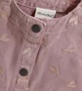 Minymo Dongerikjole   Twill   Fawn m. Hearts   Minymo   4 år (104)   Kjole   Rosa