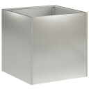 vidaXL Hageblomsterpotte Sølv 45 x 45 x 45 cm Rustfritt stål