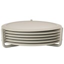 Glassbrikker 6 stk med holder natur
