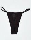 Bumpro 2-pack Cotton G-String Black XS