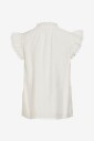 Vila   Bluse viAnu S/L V neck   Hvit