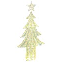  Juletre med 240 LED Varmhvit 180 cm PET