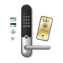 Yale Doorman L3S Flex Smart Dørlås Børstet Stål med Forsikringsgodkjenning