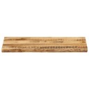  Bordplate naturlig kant 90x40x2,5 cm grovt heltre mangotre 370659