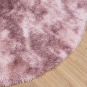  Flossteppe med lang luv NAVARRA støvet rosa 100x100cm polyester 8721158558831