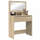  Soverom sminkebord Sonoma eik 80 x 39,6 x 135 cm Konstruert tre