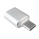 Estore Usb a Til Usb c adapter 3 Cm Sølv