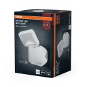 Osram utendørs batteri drevet spotlight med sensor 4 W. 4000 K hvit