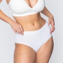 Pierre Robert Truse High Waist Bomull , Uten Strammende Strikk x1 - White - XL XL